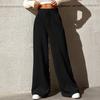 Women's Y2K High Waisted Sweatpants - Lightweight, Comfy Joggers with Pockets & Drawstring - Casual, Loose Fit, Straight Leg Winter Pants view 2