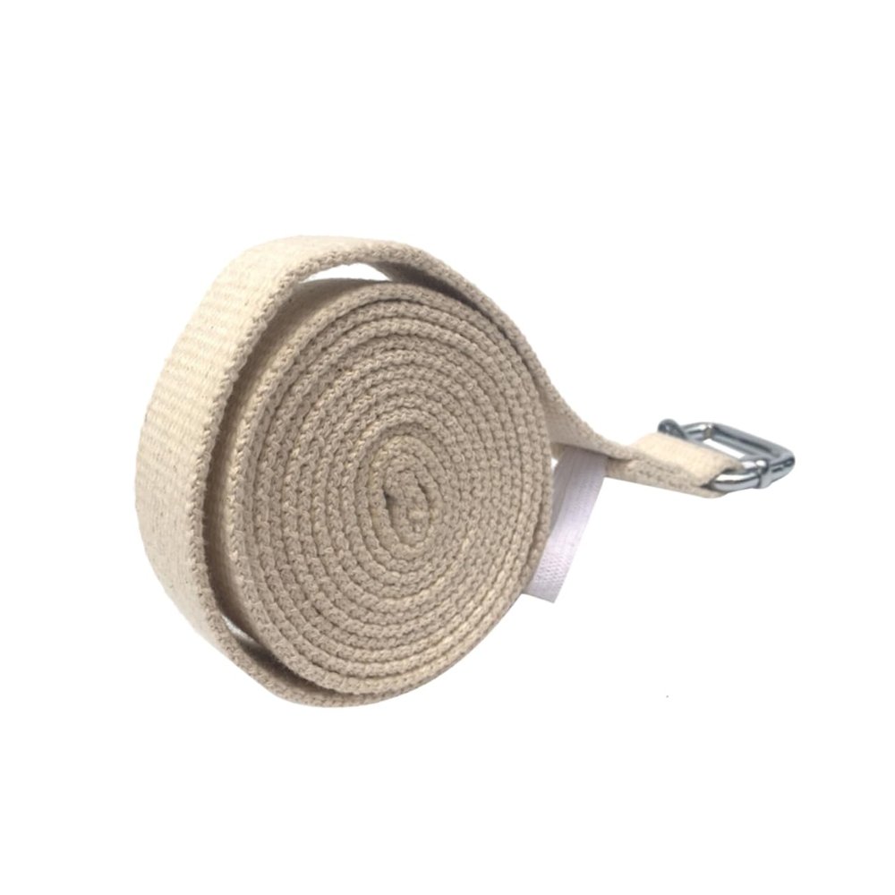 balacoo 3m Yoga Stretch Strap Long Sturdy Cotton Portable Fitness Elastic Band Stretching Strap