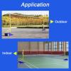 Volleyball Net for Backyard,Portable Badminton Net Set for Tennis Metal Poles,Volleyball Net Outdoor,with Carry Bag,Volleyball/Badminton Stand view 3