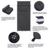 WAYNE'S DOG Padded Waxed Canvas Shooting Mat, 91"x41" Extra Large Rollout Mat Prone for Range Shooting Hunting (Black) view 3