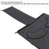 WAYNE'S DOG Padded Waxed Canvas Shooting Mat, 91"x41" Extra Large Rollout Mat Prone for Range Shooting Hunting (Black) view 4