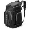 Lunidry Ski Boot Bag, 65L Waterproof Ski Bag & Snowboard Boot Bag, Travel Backpack for Skis Snowboard Helmet Goggles & Accessories view 1