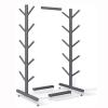 Skateboard Rack, 5/7 Tier Double-Sided Metal Skateboard Rack, Home Gym Organize Holder, Standing Metal Snowboard Storage Rack, Floor Display Stand for Garage/Shop, Black(5- Tier) view 4