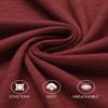 COOFANDY Men Workout Tank Tops Lightweight No Sleeve Muscle Shirt Square Neck Tank Top Men Muscle Wine Red S view 4