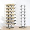 Home Gym Organize Holder, 7 Tier Snowboard Storage Holder, Ski Rack | Wakeboard Rack, Skateboard Organizer Rack, Standing Metal Snowboard Storage Rack, Floor Display Stand for Garage/Shop view 3