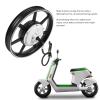 Brilluxa Brushless Hub Motor, Electric Wheel Motor, Dual Hall DC Motor, 16in 48V72V 8002000W Disc Brake Hub Compatible with Scooter Motorcycle EBike (White) view 2