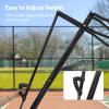 Basketball Hoop Outdoor,10FT Portable Basketball Hoop with Impact Resistant Pc Backboard,Height Quickly Adjustable Basketball Goal System with Portable Wheels for Teens/Adults 3+ view 3