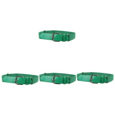 Happyyami 4pcs Elastic Baseball Belt Softballs Belt Mens Elastic Adjustable Length Sporty Softballs