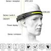 NNGXFC Light Head Torch, Light Led Headband, Rechargeable USB C Lightweight Headlamp, Lightweight Waterproof Head for Camping Running Fishing (1PC) view 4