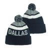 Ofxxu Football Team City Beanie 2024 Fashion Knit Sideline Pom-Pom Hat Soft Headwear Color Cuffed Knit Warm Hat Winter Hat Sport Fans Gift view 1