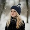 Ofxxu Football Team City Beanie 2024 Fashion Knit Sideline Pom-Pom Hat Soft Headwear Color Cuffed Knit Warm Hat Winter Hat Sport Fans Gift view 2