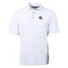 Cutter & Buck Men's White Detroit Lions Big & Tall Virtue Eco Pique Tile Print Recycled Drytec Polo view 2