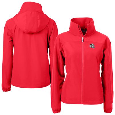 Cutter & Buck Women's Red Arizona Cardinals Helmet Charter Eco Recycled Full-Zip Jacket