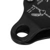 lvifloae Climbing Rope Grip Rope Clip Ascender Ascender Regulator Aluminum Fall Arrest Device Self Locking 8 13mm Climbing Rope Grip for Outdoor Climbing Alpinism Orange (Black) view 4