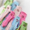 2 Pairs Funny Kids Hand Holding Socks, Kids Crazy Socks, 3D Doll Magnetic Hand in Hand Socks Mid-Tube Sock, Pink, 1-3T view 3