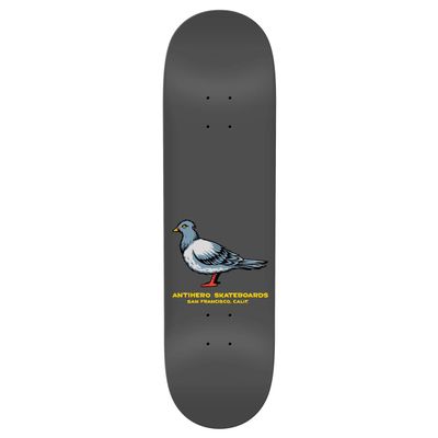 Anti Hero Skateboard Deck Team Pigeon Grey 8.25" x 31.5"