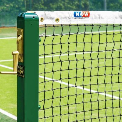 VERMONT Tennis Court Nets | Championship Quality, Heavy-Duty Design - Doubles or Singles Nets Available in 4 Thicknesses [2mm - 3.5mm] (Double Loop, 3mm Doubles [Standard])