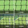 VERMONT Tennis Court Nets | Championship Quality, Heavy-Duty Design - Doubles or Singles Nets Available in 4 Thicknesses [2mm - 3.5mm] (Double Loop, 3mm Doubles [Standard]) view 4