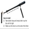 Stealth Hitting Assistant Baseball Softball Swing Training Aid Bat Equipment Train Adults Men Women Youth Kids Girls Rope Strap (Black Baton Trainer) view 2
