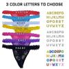 2-Pack Custom Personalized Thongs With His Name Custom thong with Special Meaning Cute Lace Thong for Her Valentine's Day Black view 4