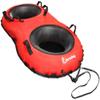 Ultimate Towable Snow Tube Sled with Heavy Duty Cover | Designed for Thrilling Winter Adventures | Made in the USA for Durability and Safety on Snowy Slopes 50" Green (Deluxe Edition) view 4