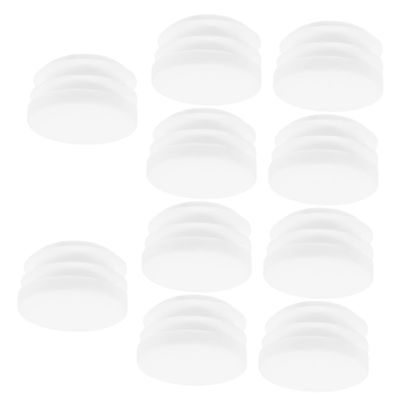 Gogogmee Hockey Supply 10pcs Stick End Cap Hockey Rod End Protector Round Tube Design Easy to Install