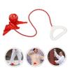 WOONEKY Portable Elastic Workout Ball Adjustable Rope Multi-Function Fitness Ball for Elderly Exercise Suitable for Indoor and Outdoor Training view 3