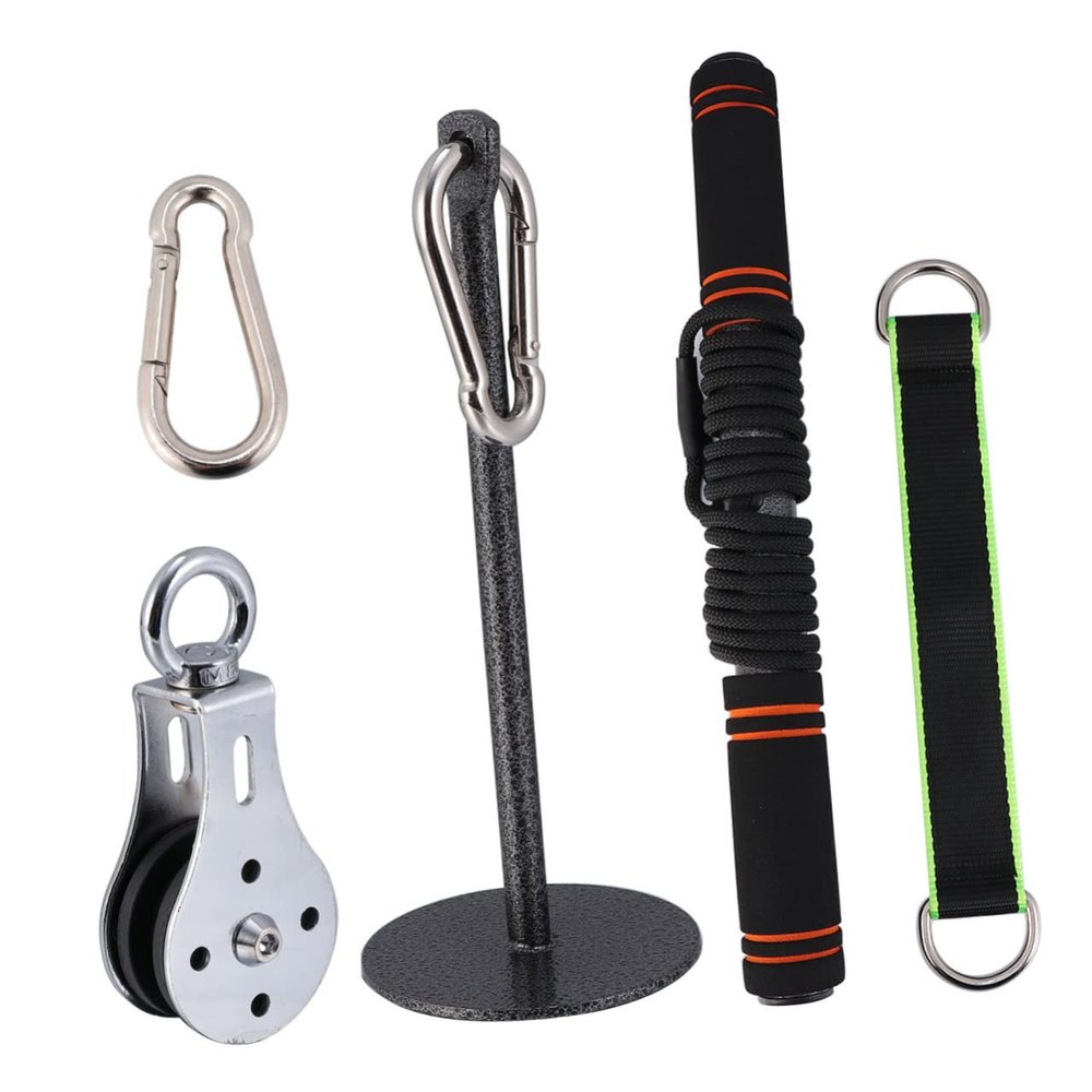 Parliky Arm Strength Trainer Weight-Bearing Horizontal Trainer Strength Training Equipment Made of Iron Nylon Rope