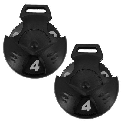 2 Pack Golf Club Head Cover for Golf Clubs, Wear Resistant Golf Club Covers Number Tags, Interchangeable Club Head Covers for Fairway Clubs Drivers, Black