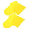 JEWEDECO 2pairs Latex Material Rain Boot Protectors Non Slip Shoe Covers for Sports Elastic Gaiters for Hiking view 1