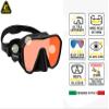 Cressi Z2 Frameless Masks, Black/Blue, Inner Blue with Orange Outer Reflection Lens view 3