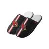 FOCO NFL Men's Officially Licensed Primary Logo Game Day Team Color Football Sherpa Slide Slipper - Arizona Cardinals - Black - (X-Large 13-14) view 1