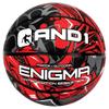 AND1 Enigma Rubber Basketball: Official Regulation Size 7 (29.5 inches) Street Basketball - Deep Channel Construction Streetball, Made for Indoor Outdoor view 1