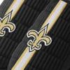 FOCO NFL Men's Officially Licensed Primary Logo Game Day Team Color Football Sherpa Slide Slipper - New Orleans Saints - Black - (Medium 9-10) view 2