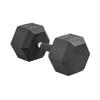 CAP Barbell 60 LB Rubber Coated Hex Dumbbell Hand Weight with Padded Grip - Single | Comfort Grip view 1