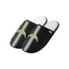 FOCO NFL Men's Officially Licensed Primary Logo Game Day Team Color Football Sherpa Slide Slipper - Los Angeles Chargers - Navy - (Large 11-12) view 1