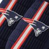 FOCO NFL Men's Officially Licensed Primary Logo Game Day Team Color Football Sherpa Slide Slipper - New England Patriots - Navy - (Large 11-12) view 2