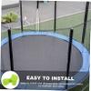 VANZACK 1set Trampoline Pole Caps Design for Safety Enclosure Easy to Install for Trampoline Net Replacement Parts Screws view 3