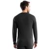 Realtree Men's Heavyweight Cotton Polyester Long Sleeve Thermal Underwear Top, Black, Large view 2