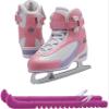 Jackson Ultima Softec Figure Ice Skates for Women/Color: Pink + Skate Guards/Size: Youth 13 view 1