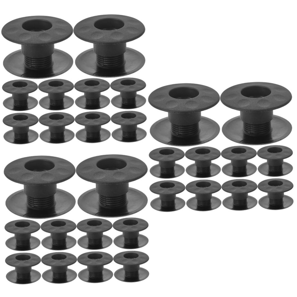 POPETPOP 50pcs Foosball Bushings Sturdy Plastic Replacement Bearings for Table Soccer Machines and Easy to Install Compatible Standard Foosball Tables