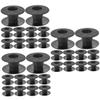 POPETPOP 50pcs Foosball Bushings Sturdy Plastic Replacement Bearings for Table Soccer Machines and Easy to Install Compatible Standard Foosball Tables view 1