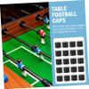 CORHAD Foosball Hat 20pcs Set Table Soccer Machine Caps Easy Install Foosball Table Rod End Caps Protective view 3