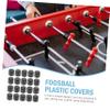 CORHAD Foosball Hat 20pcs Set Table Soccer Machine Caps Easy Install Foosball Table Rod End Caps Protective view 4