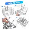 Anneome Foldable Metal Bike Basket for Rear Rack Capacity Heavy Duty Storage Easy Installation for Groceries Pets Versatile Bike Accessory view 4