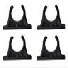 4pcs Durable Kayak Paddle Holder Clip Accessories, Pontoons, Kayak Accessories- Black,with 8 Screws view 4