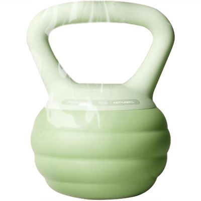 Kettlebell Weights Women's Fitness Shaping Soft Kettle Ball, Gym Strength Training Dumbbell, No Damage to The Floor, Squat/Swing/Lunge(Green-6kg)