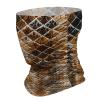 Neck Gaiter for Men Women Snakeskin Textured Pattern Balaclava Windproof Face Mask Breathable Bandana Sun Protection Face Cover Scarf Headband for Skiing Hiking Cycling view 3