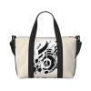 Music Note print Travel Duffle Bag,Weekender Bags,Gym Duffel Bag,Luggage Duffle Overnight for Women Men view 2