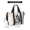 Music Note print Travel Duffle Bag,Weekender Bags,Gym Duffel Bag,Luggage Duffle Overnight for Women Men view 4